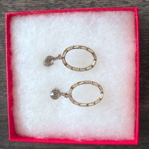 Vintage Silvertone Screw Back Earrings